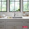 30&rdquo; Granite Composite Workstation Kitchen Sink Undermount Single Bowl with WorkFlow&trade; Ledge and Accessories in Dark Grey